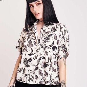 Dark Forest Woven Top by Midnight Hour